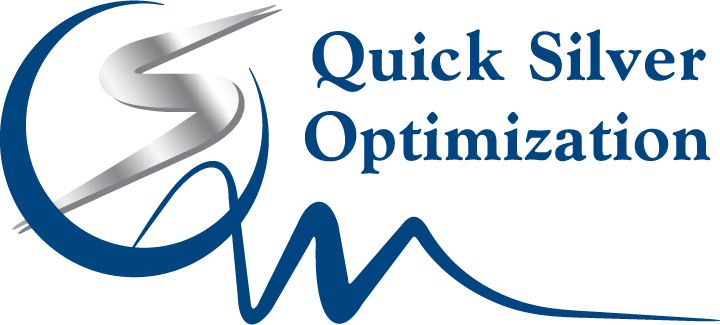 QSOptimization Logo - Chrome Gradient